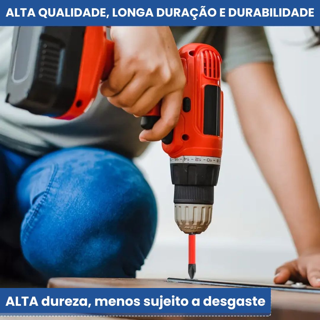 Jogo de Bits Magnéticos para Parafusadeira - Motivação MK