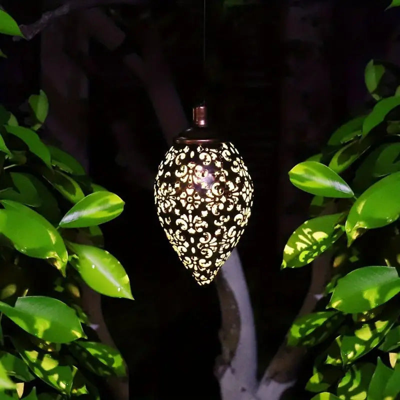 Luminária Solar Gota D'Água – Ilumine Seu Jardim com Elegância - Motivação MK