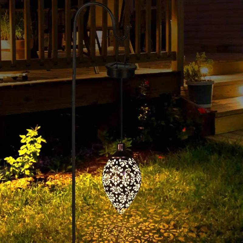Luminária Solar Gota D'Água – Ilumine Seu Jardim com Elegância - Motivação MK