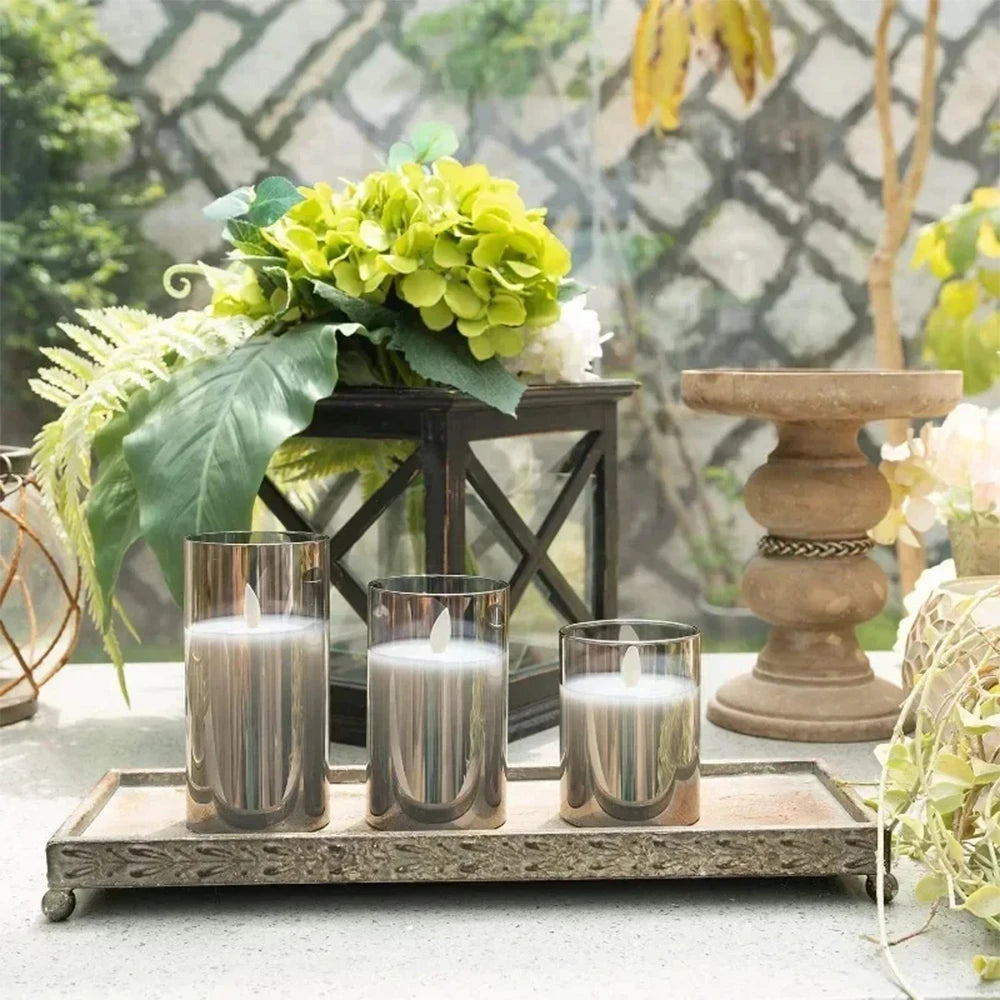 Velas LED Decorativas com Controle - Iluminação Elegante para Casa - Motivação MK