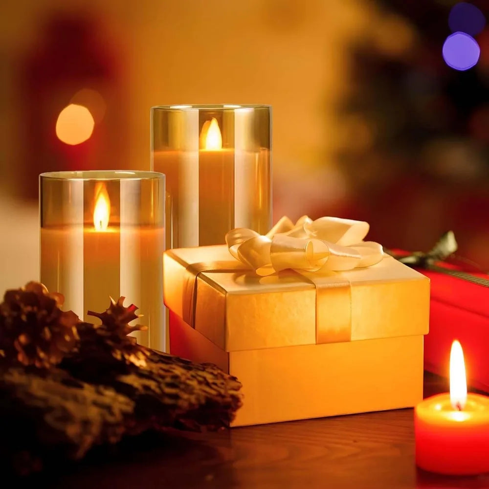 Velas LED Decorativas com Controle - Iluminação Elegante para Casa - Motivação MK