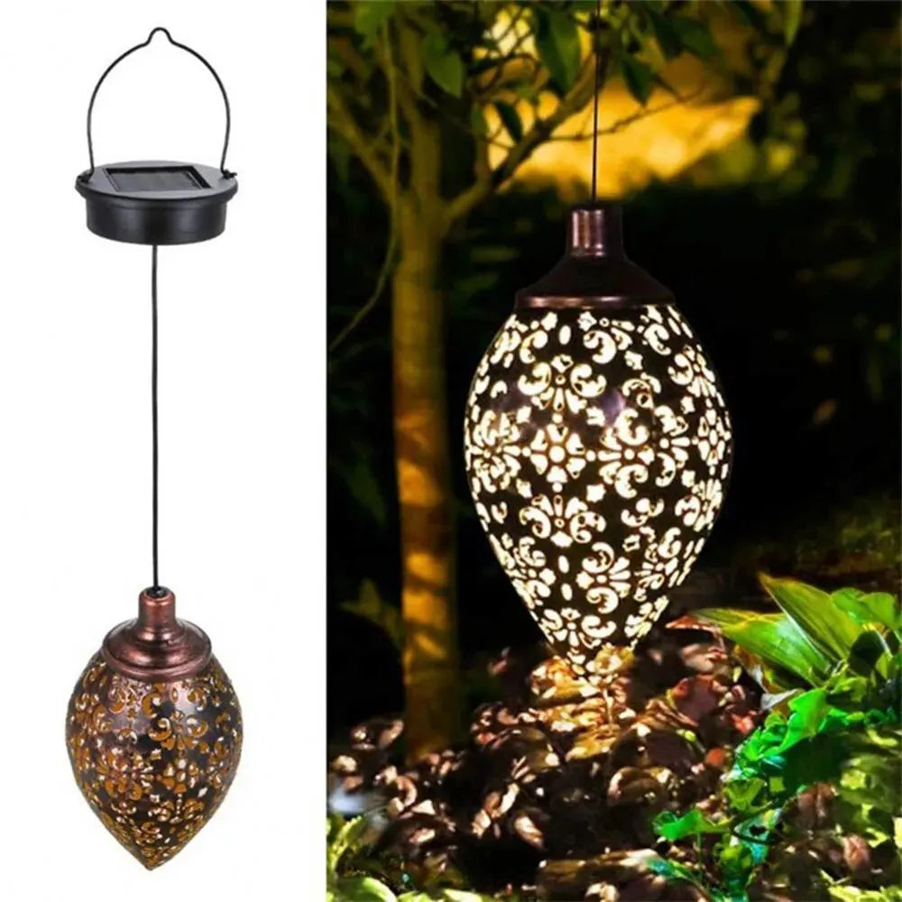 Luminária Solar Gota D'Água – Ilumine Seu Jardim com Elegância - Motivação MK