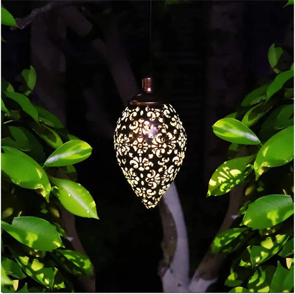 Luminária Solar Gota D'Água – Ilumine Seu Jardim com Elegância - Motivação MK