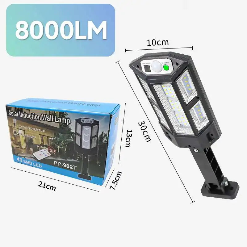 Luminária Solar LED 600W: Lampada de Emergência à Prova d'Água - Motivação MK
