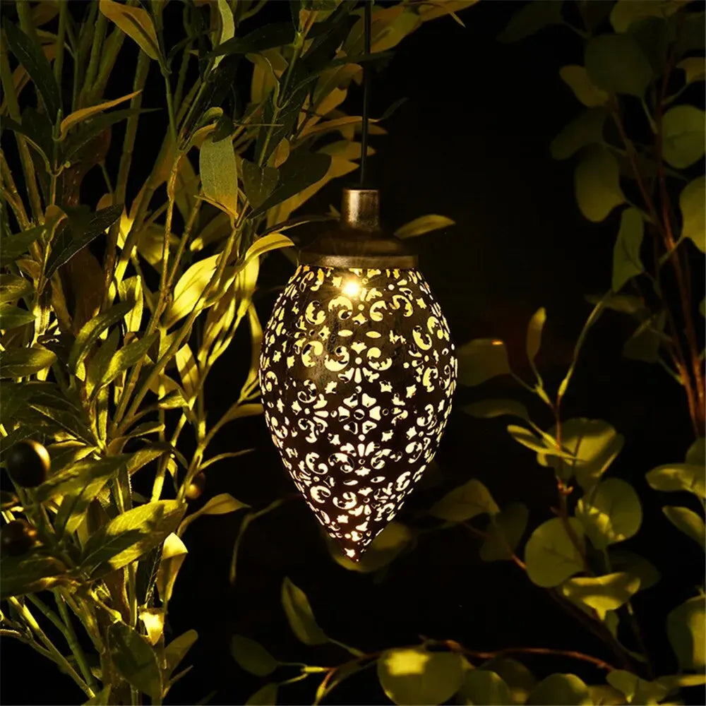 Luminária Solar Gota D'Água – Ilumine Seu Jardim com Elegância - Motivação MK