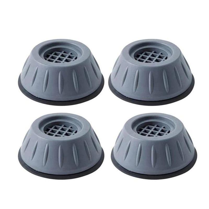 Kit com 4 Pés Anti Vibração Para Máquina de Lavar - Motivação MK