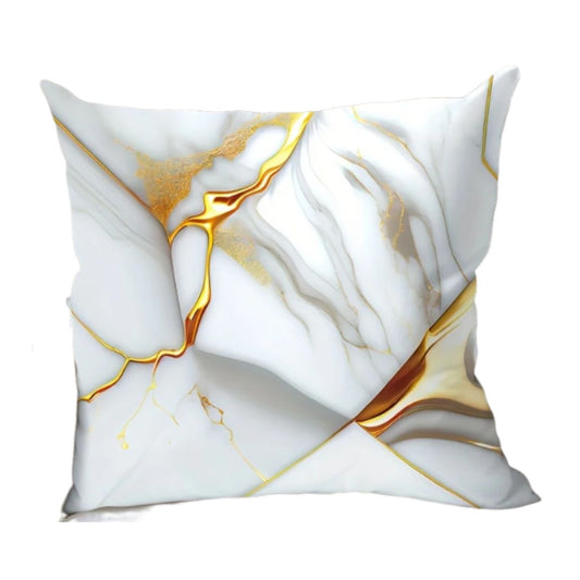 Capa de Almofada Mármore Luxo – Decore Sala e Quarto com Estilo. - Motivação MK