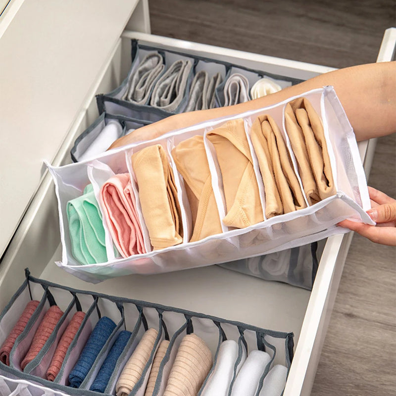 OrganizeBox – Gaveteiro Dobrável com Divisórias para Organização