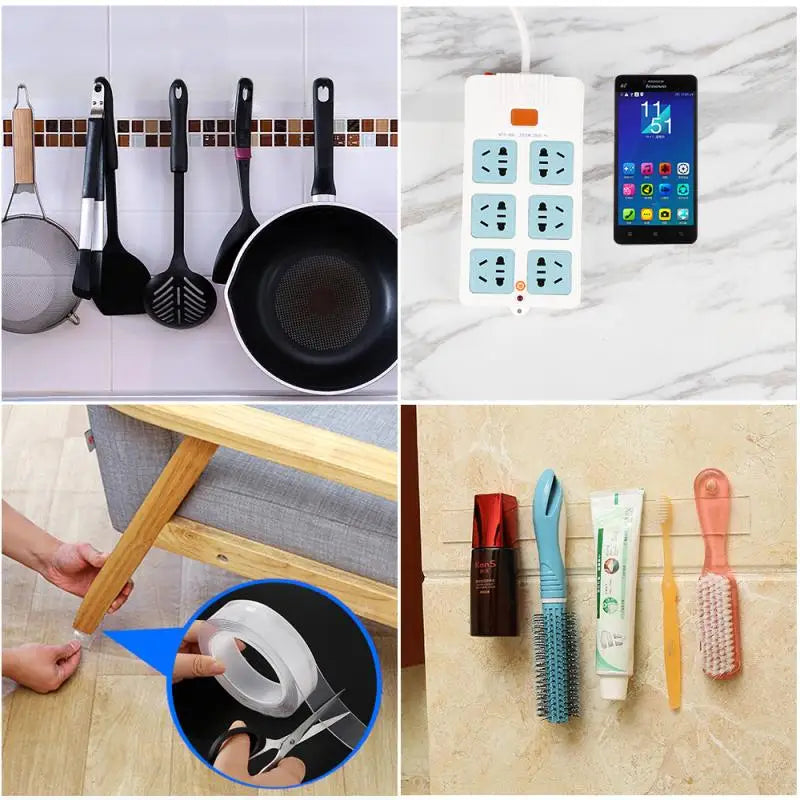 Ultra-strong Double Sided Adhesive Monster Tape Home Appliance Waterproof Wall Stickers Home Improvement Resistant Tapes - Motivação MK