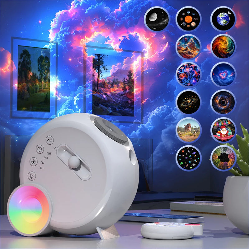 Projetor Galaxy 360°: Céu Estrelado Exclusivo – Oferta Limitada - Motivação MK