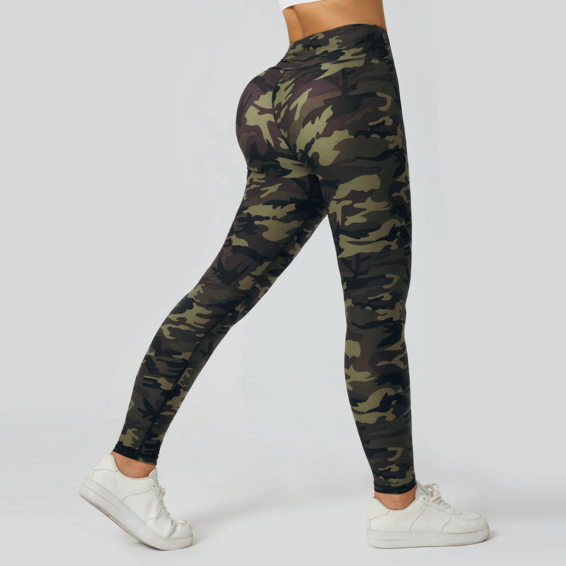 Calça Leggin Fitness Feminina Estampada – Slim Confortável