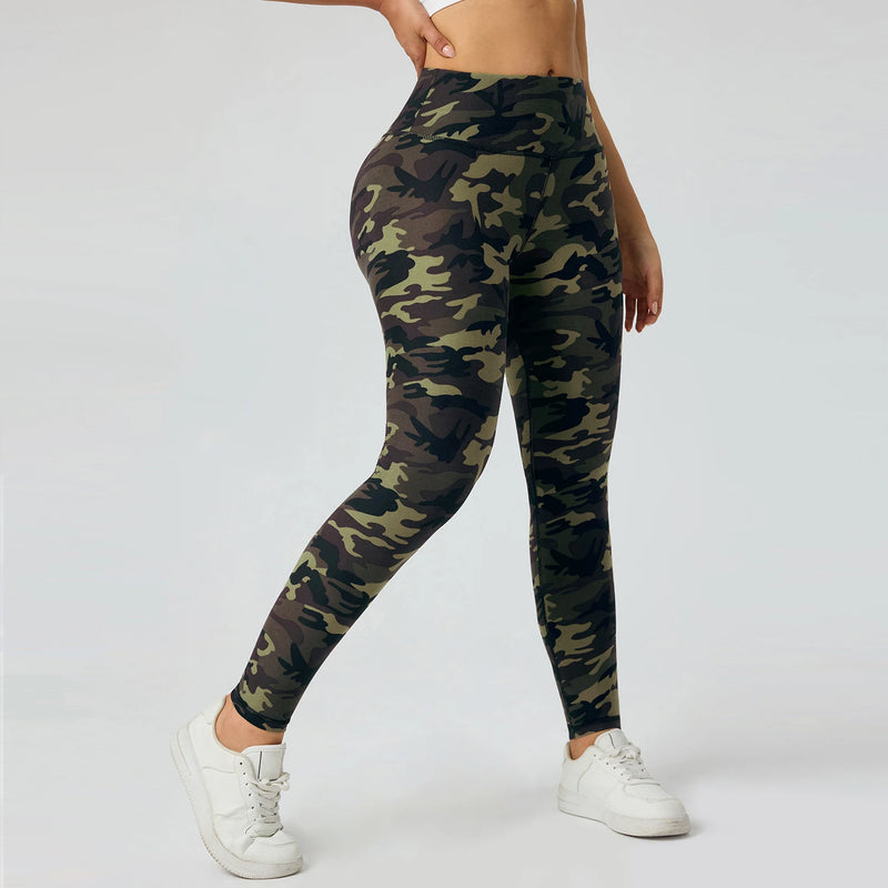 Calça Leggin Fitness Feminina Estampada – Slim Confortável