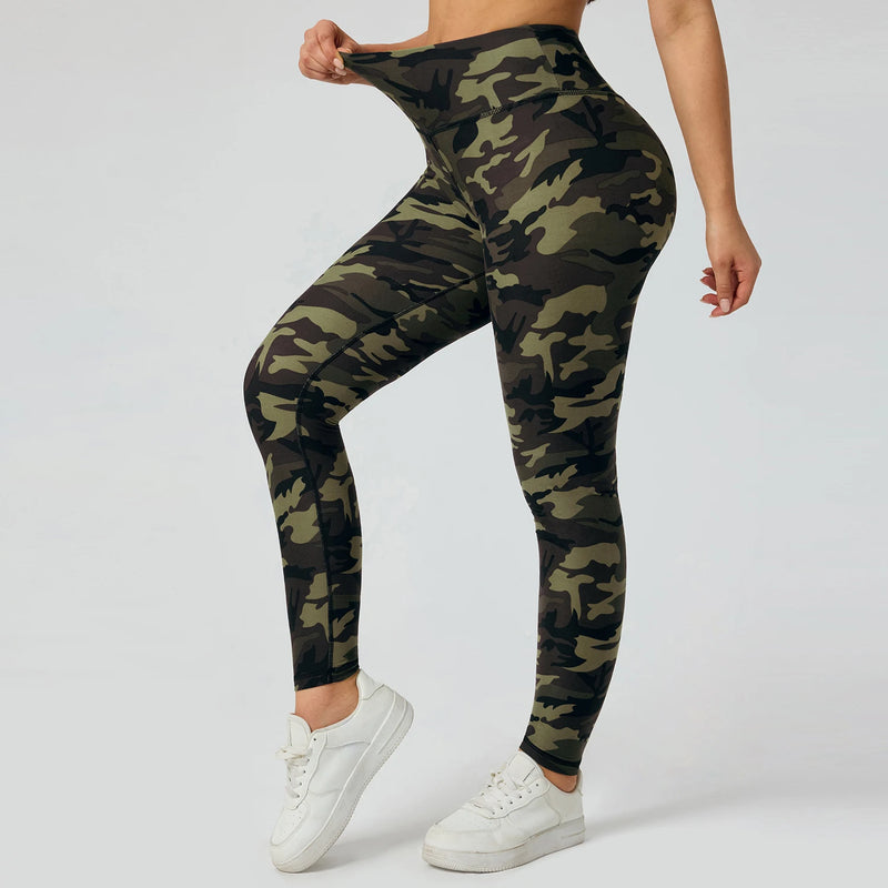 Calça Leggin Fitness Feminina Estampada – Slim Confortável