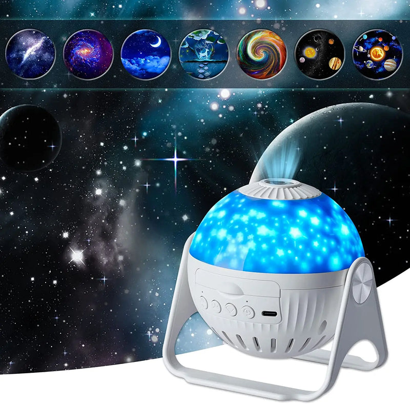 Projetor Galaxy 360°: Céu Estrelado Exclusivo – Oferta Limitada - Motivação MK