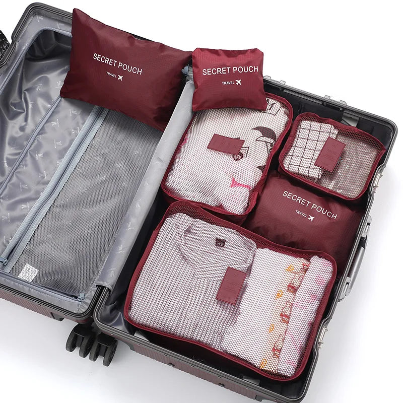 Kit Pack&Go - Organizador de Mala 6 Peças – Viagem Sem Bagunça