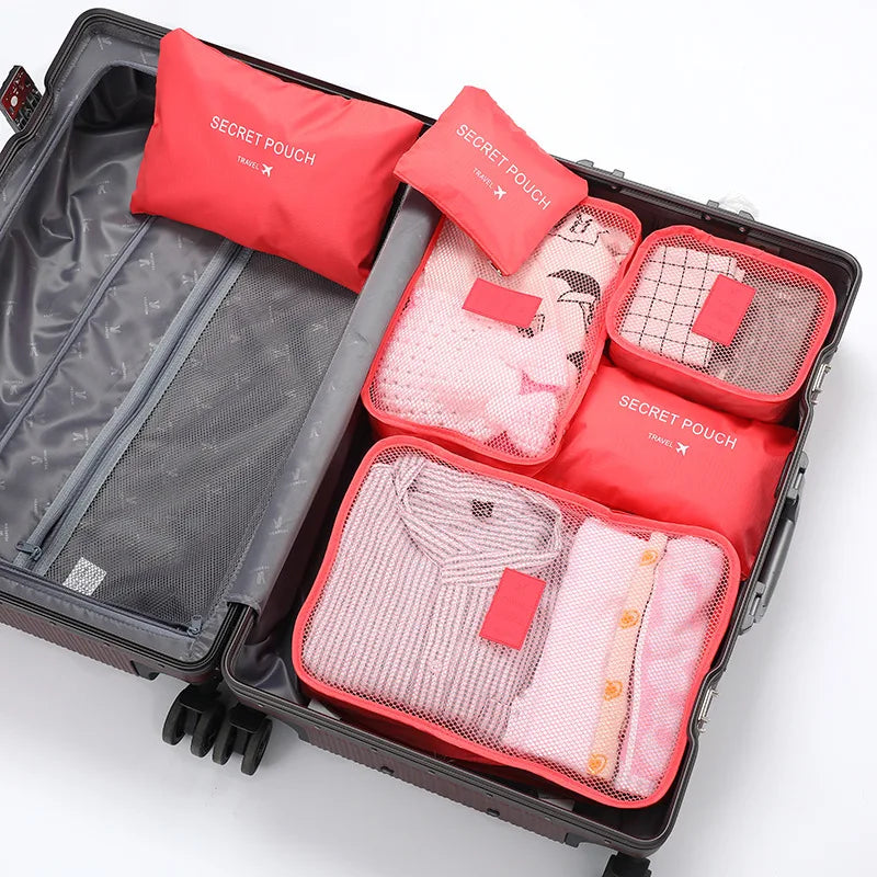 Kit Pack&Go - Organizador de Mala 6 Peças – Viagem Sem Bagunça